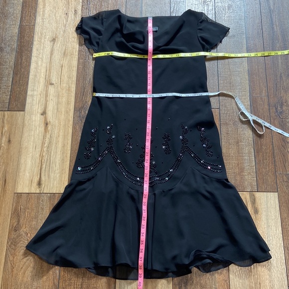 Dress Barn Embellished Little Black Dress Size 10 - Picture 4 of 8